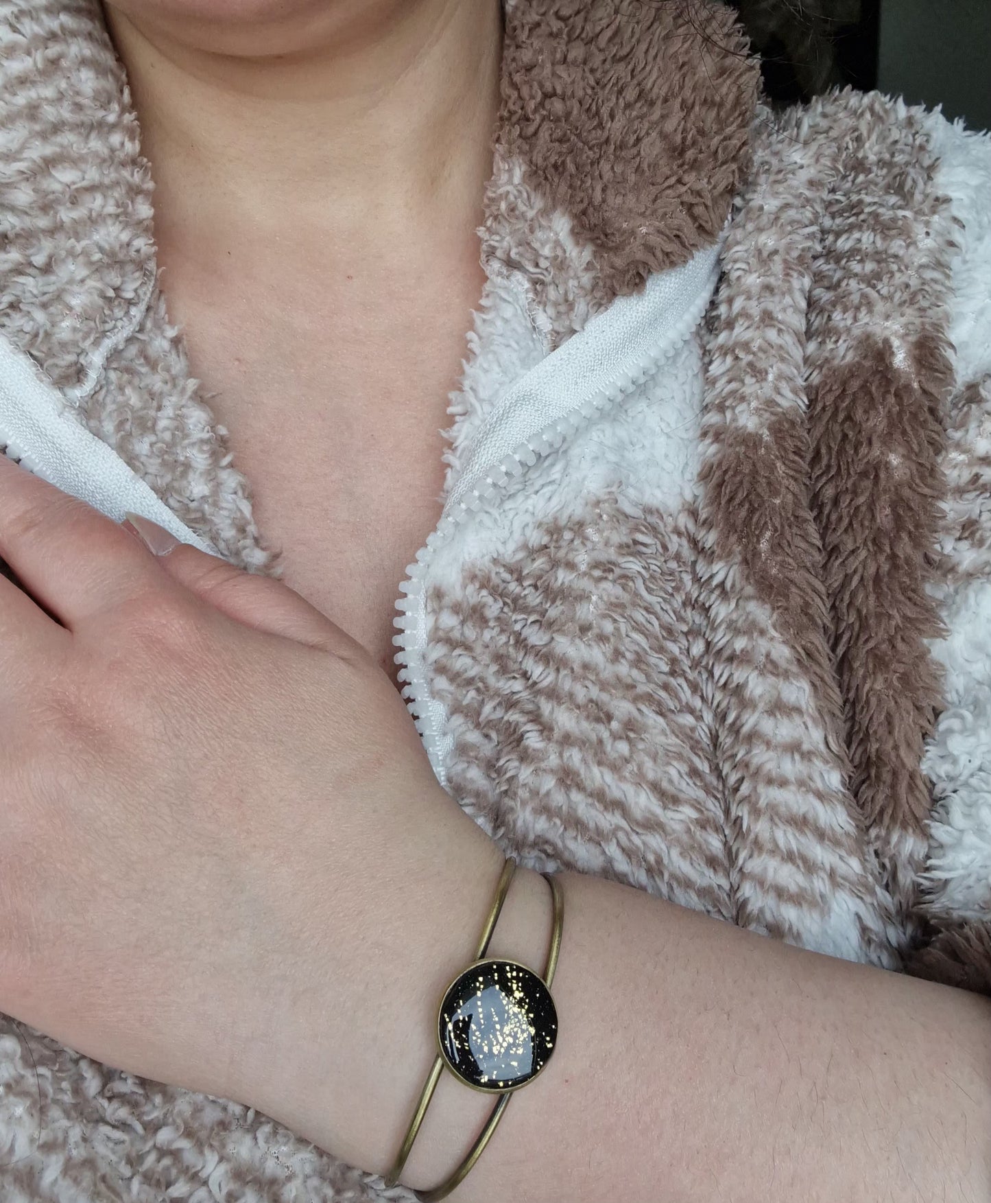 Bracelet jonc "Chic" 🖤✨️