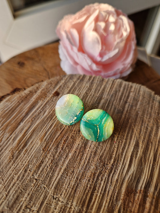 Puces rondes 2cm 💚