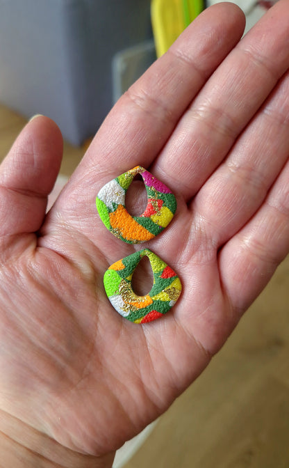 Pampilles "Tropical Summer 🌺🦜" (vendues sans créoles).