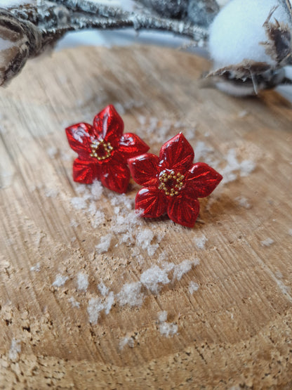 Puces moyennes "Fleur de Noël"