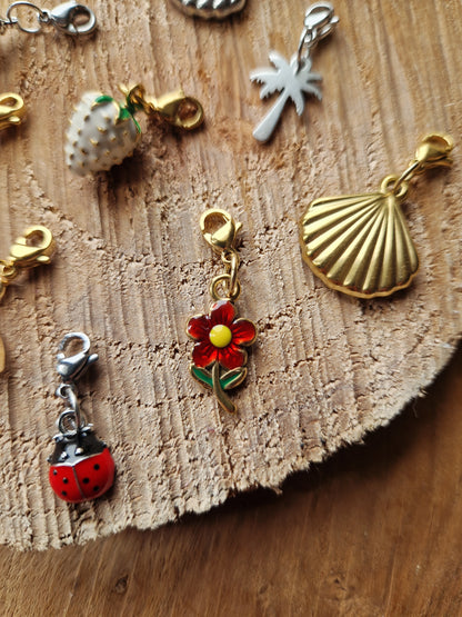 Charms breloque printemps / été 🐞🐝🐚🌸