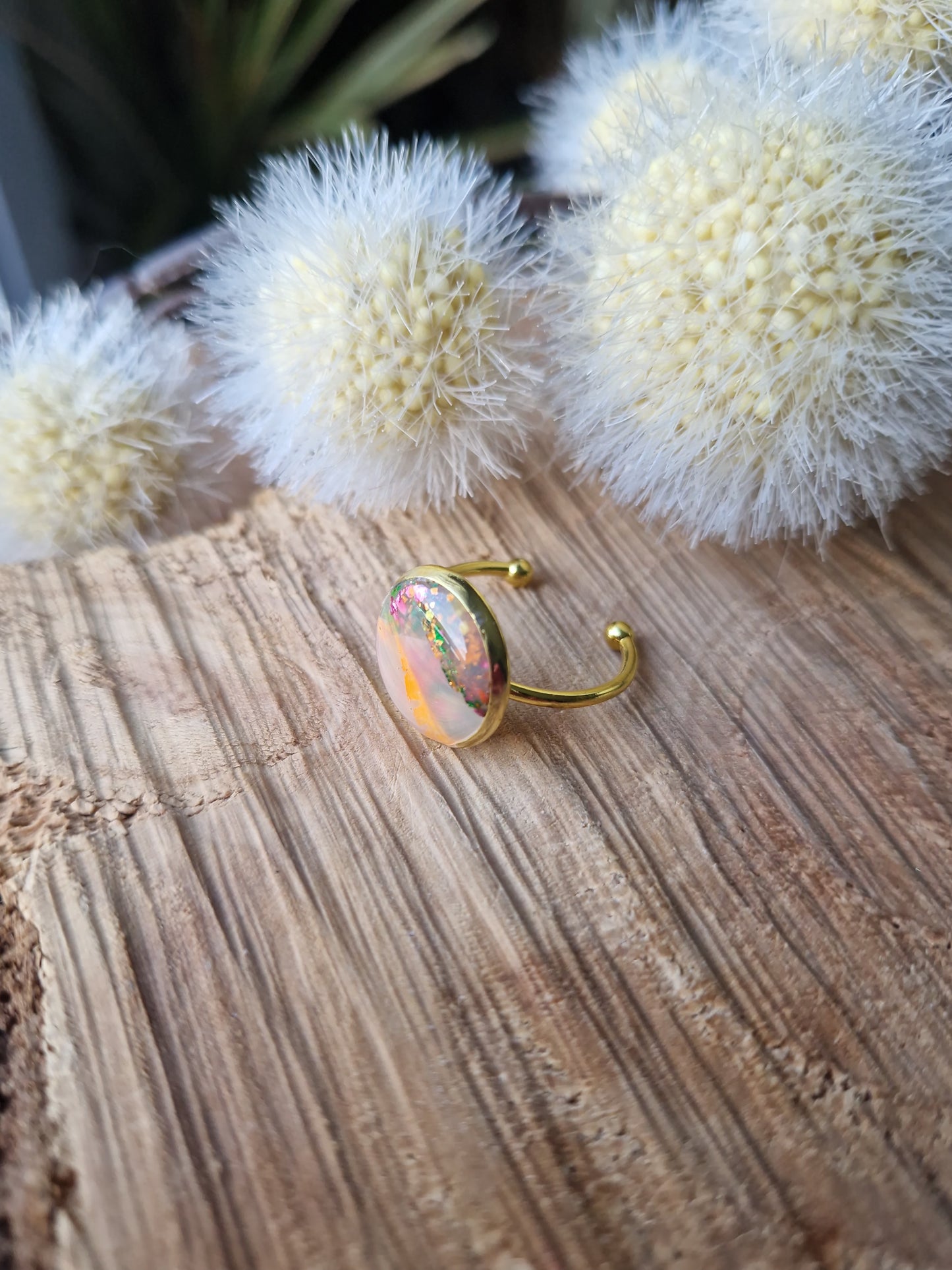 Bague ajustable "Néon".