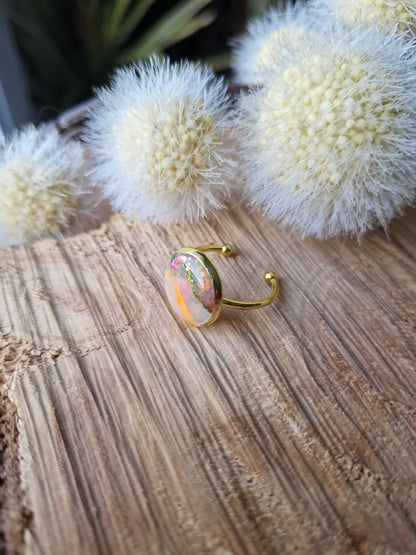 Bague ajustable "Néon".