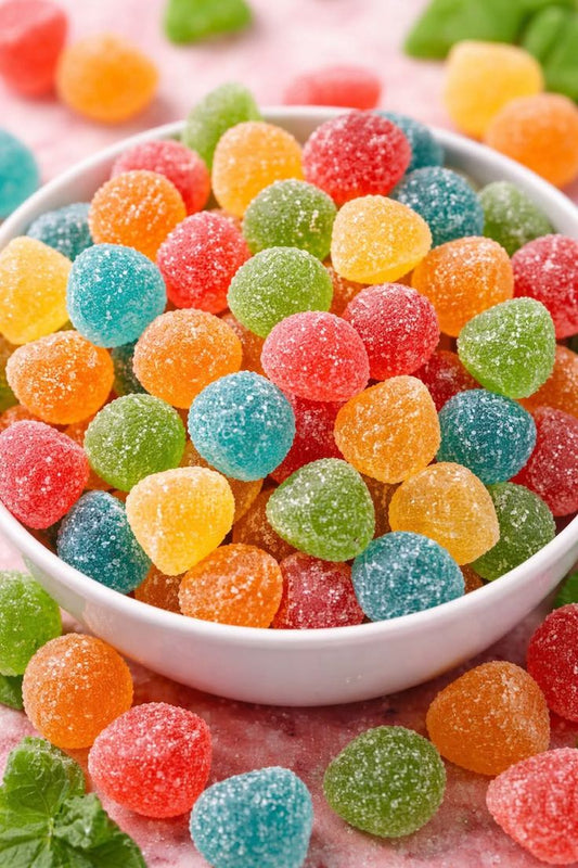 Minies Pampilles "Bonbons acidulés 🍭" (sans créoles) finitions brillante.