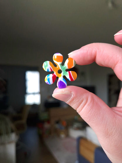 Pampilles "Bonbons acidulés 🍭" (sans créoles) finition brillante.