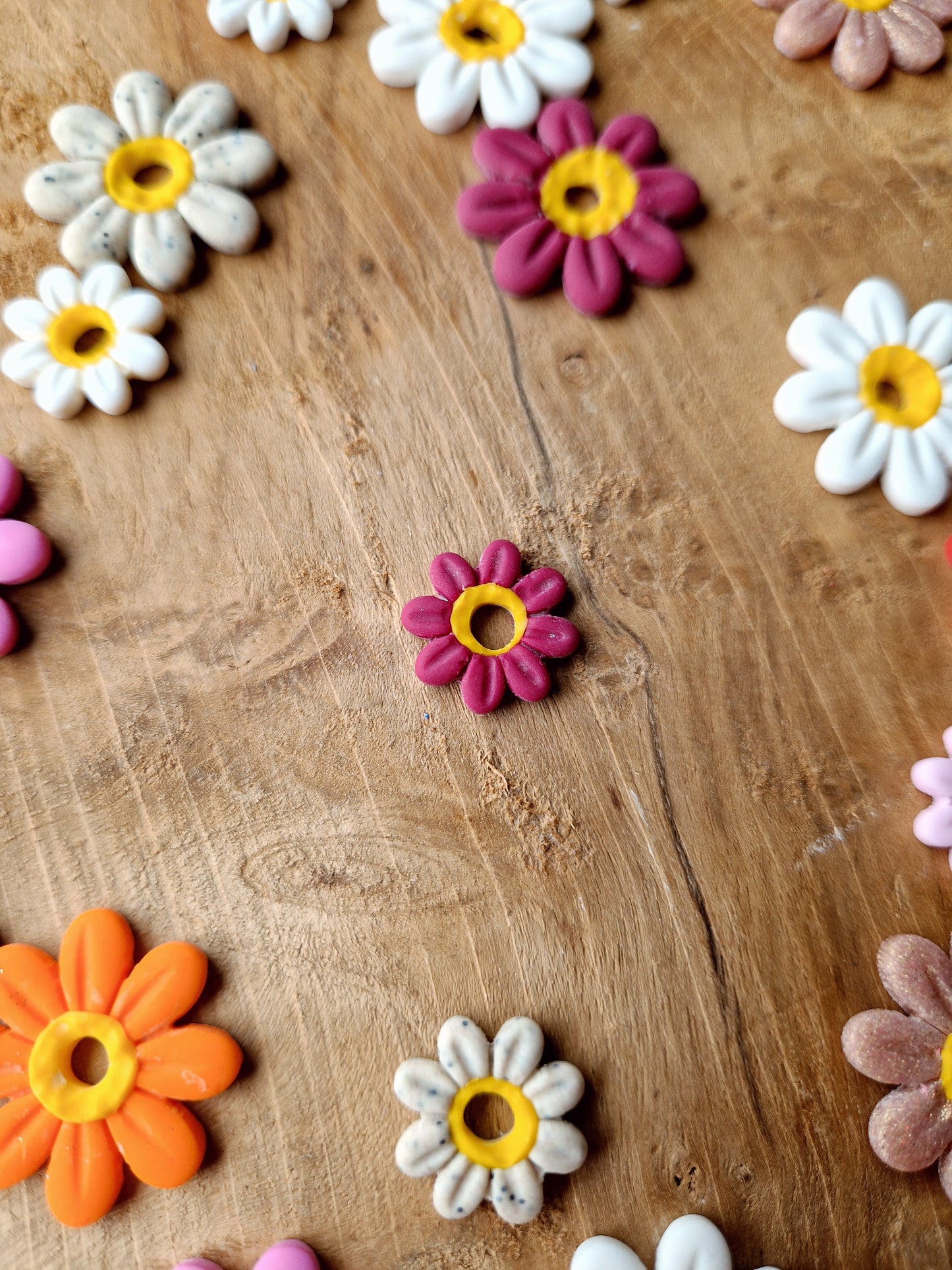 Pampilles "Pâquerettes 🌼" (sans créoles).