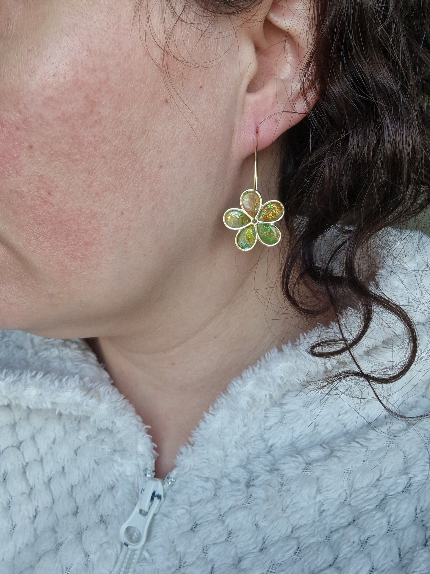 Les boucles "Flora" citrus 🍊🍋🍋‍🟩
