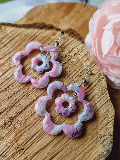Boucles "Duo de 🌸 "
