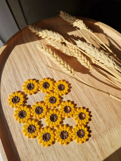 Pampilles "Tournesols 🌻"(Sans créoles).