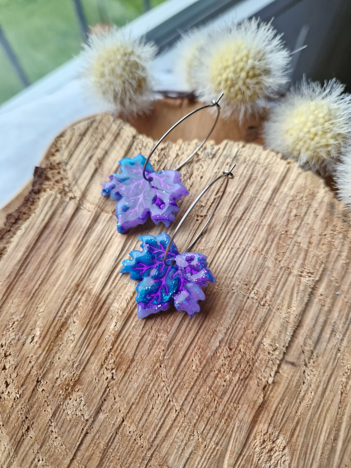 Boucles "Feuilles"