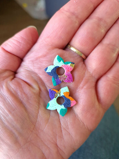 Minies pampilles "Eclats de Printemps 💐" (sans créoles).