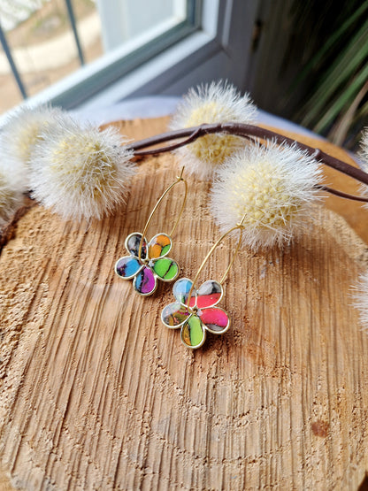 Boucles "Flora 🌸 "