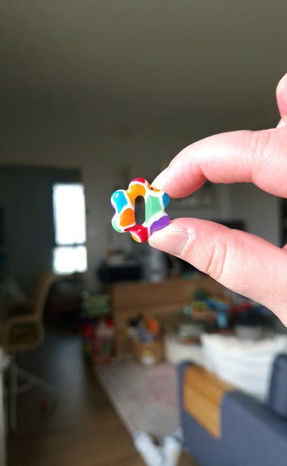 Pampilles "Bonbons acidulés 🍭" (sans créoles) finition brillante.