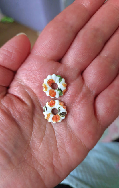 Minies pampilles fruits 🍋🍊🍒 finition brillante (sans créoles).