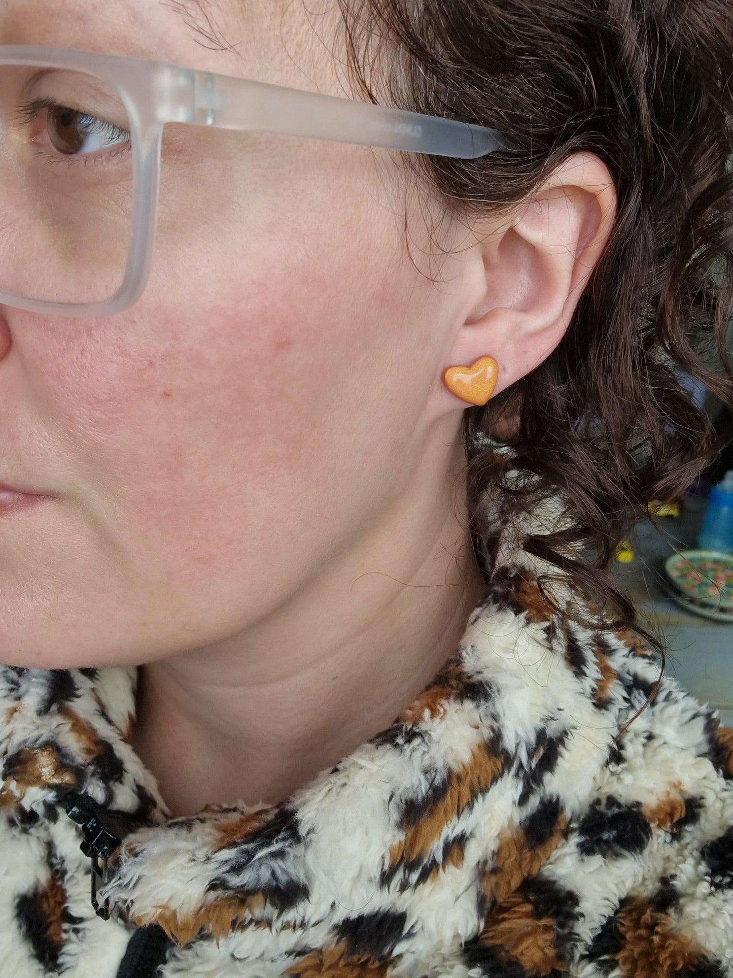 Puces d'oreilles Coeurs 🤎