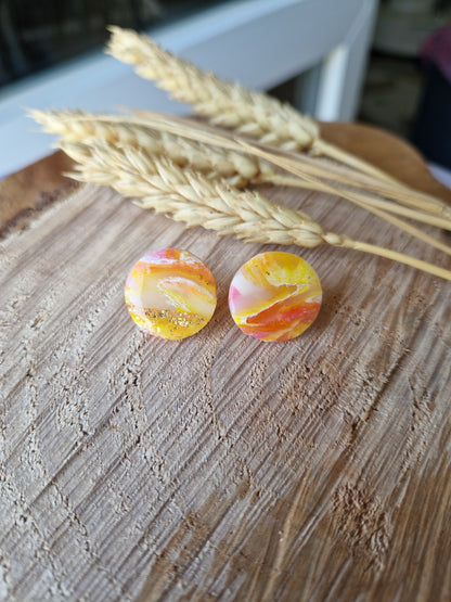 Puces rondes 2 cm.