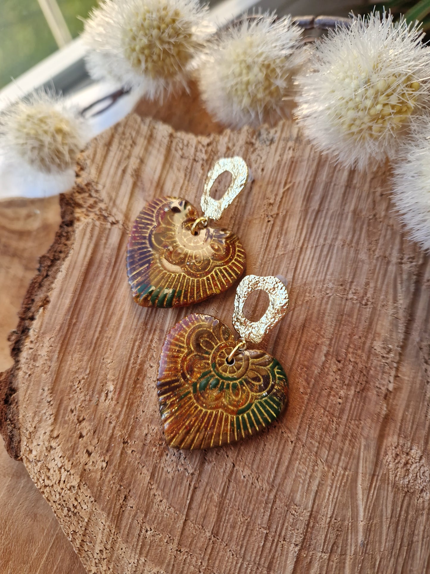 Les boucles "Coeur Mandala 🤎"
