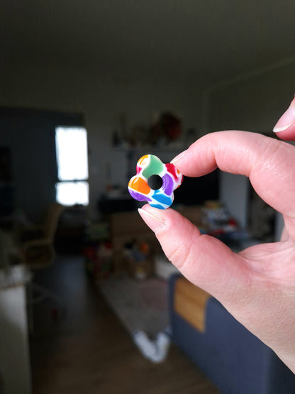 Pampilles "Bonbons acidulés 🍭" (sans créoles) finition brillante.