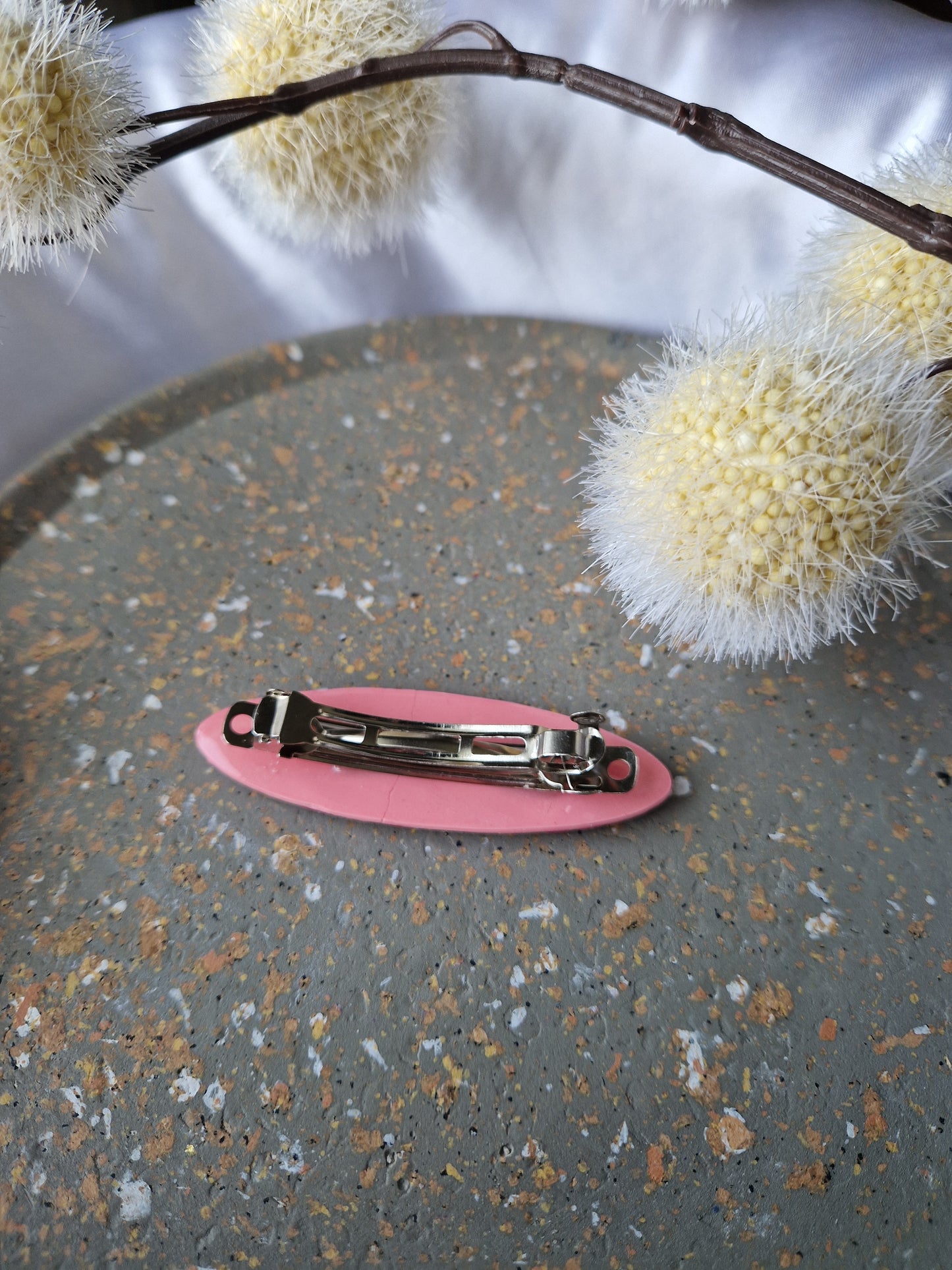 Barrette "Cœurs" (réservée Marine).