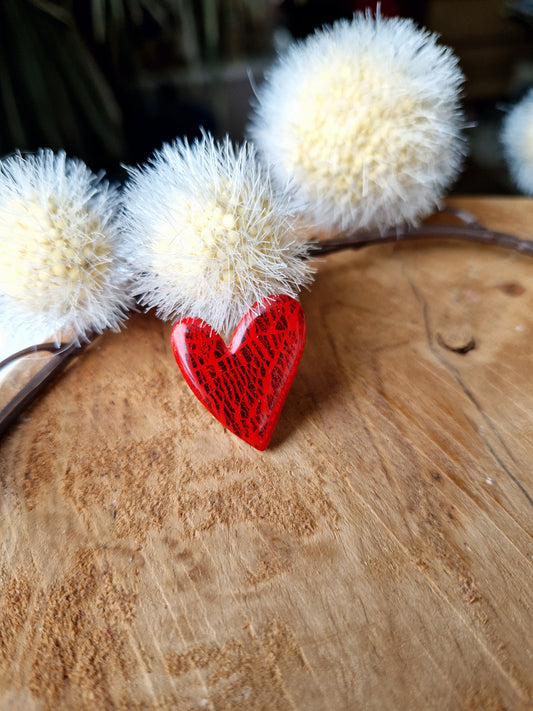 Pin's coeur rouge ❤️