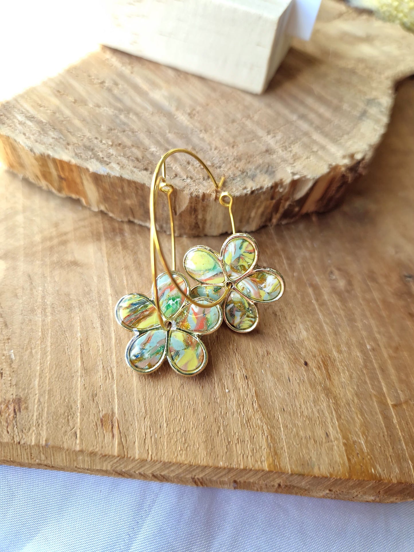 Boucles "Flora 🌸" antigaspi