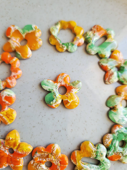 Pampilles "Citrus" 🍋🍊🍋‍🟩 (sans créoles).