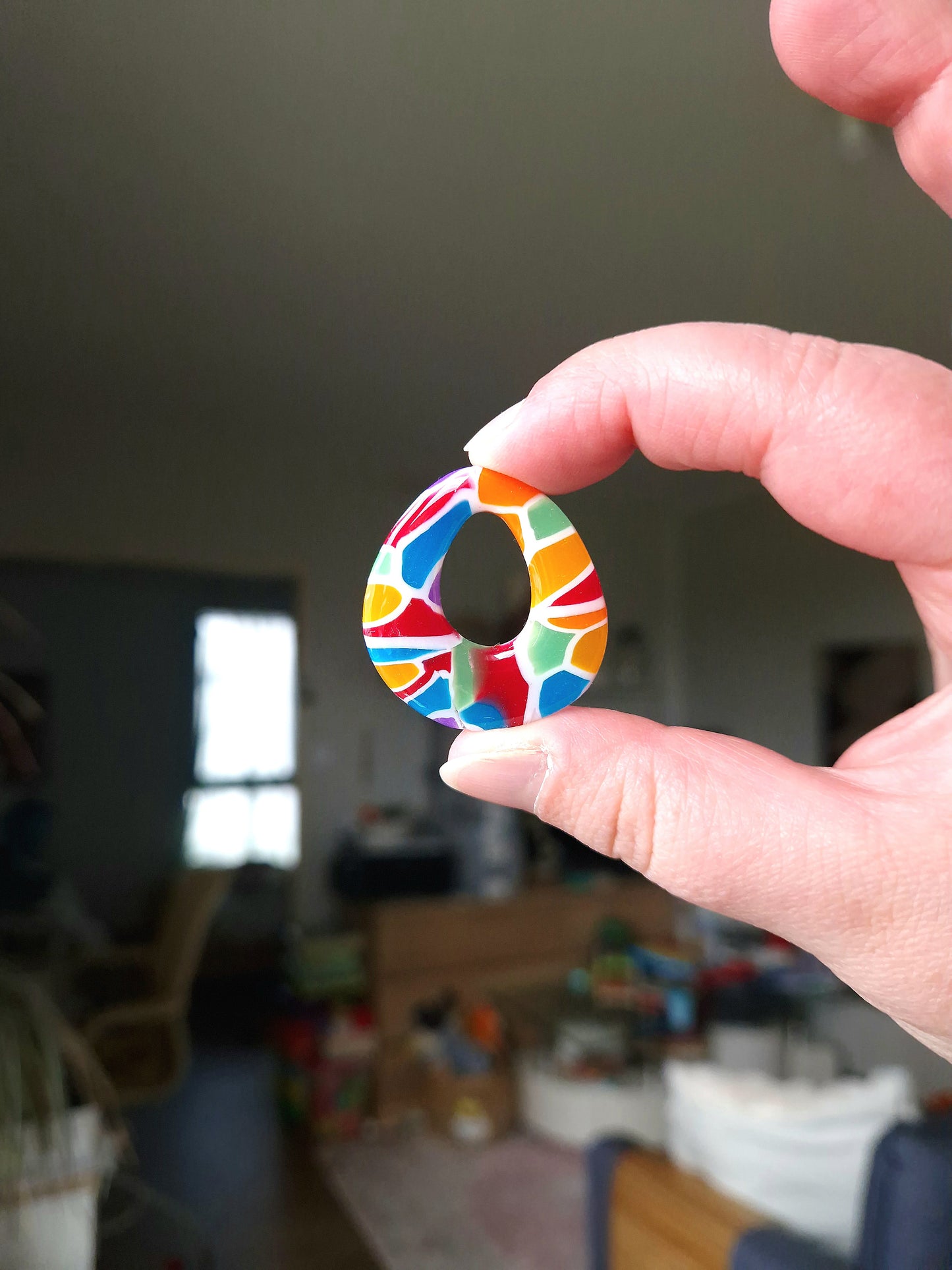 Pampilles "Bonbons acidulés 🍭" (sans créoles) finition brillante.