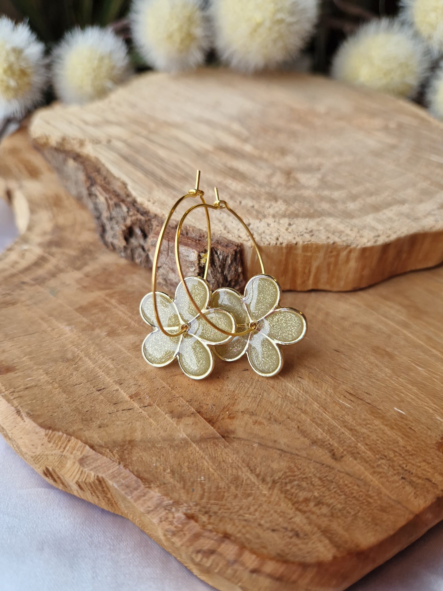 Les boucles "Flora 🌸" (réservées à Lucie)