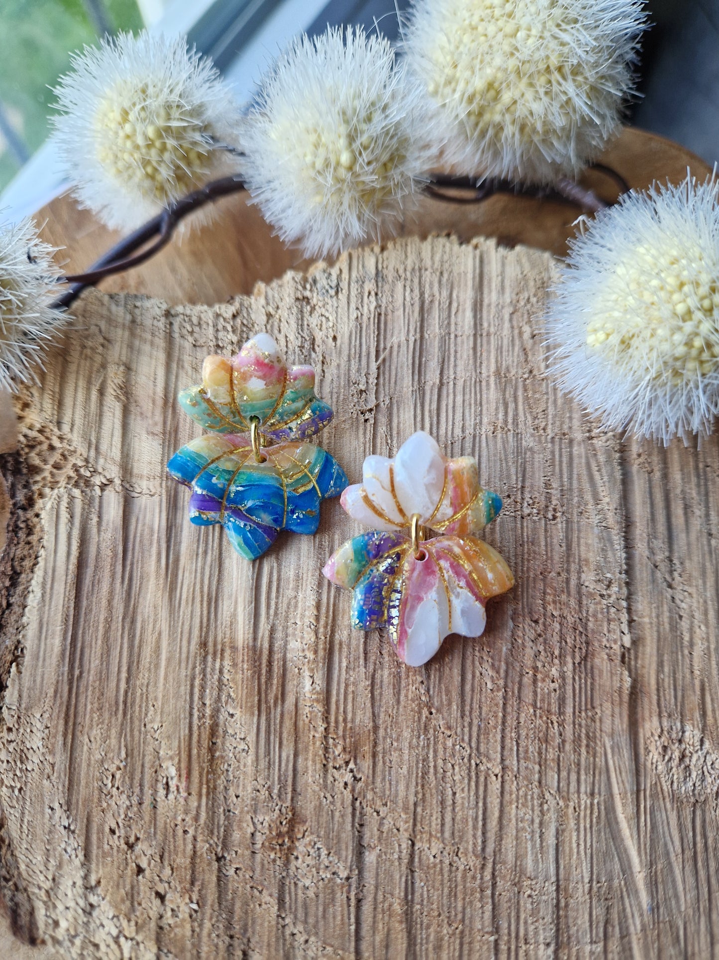 Boucles "Fleur de Lotus 🪷"