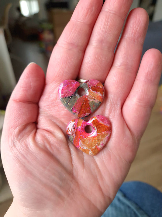 Pampilles "Coeur ❤️" anti gaspi (sans créoles).