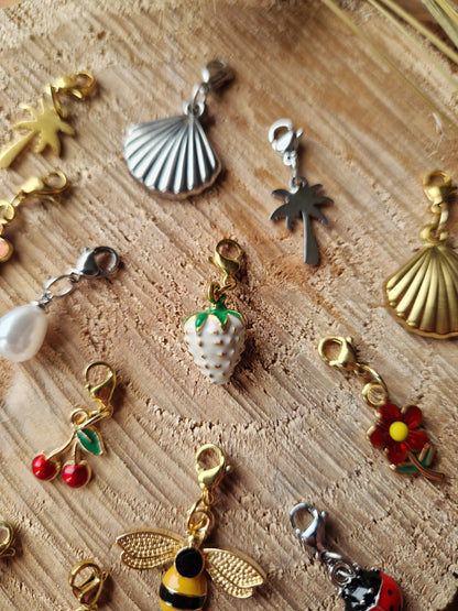 Charms breloque printemps / été 🐞🐝🐚🌸