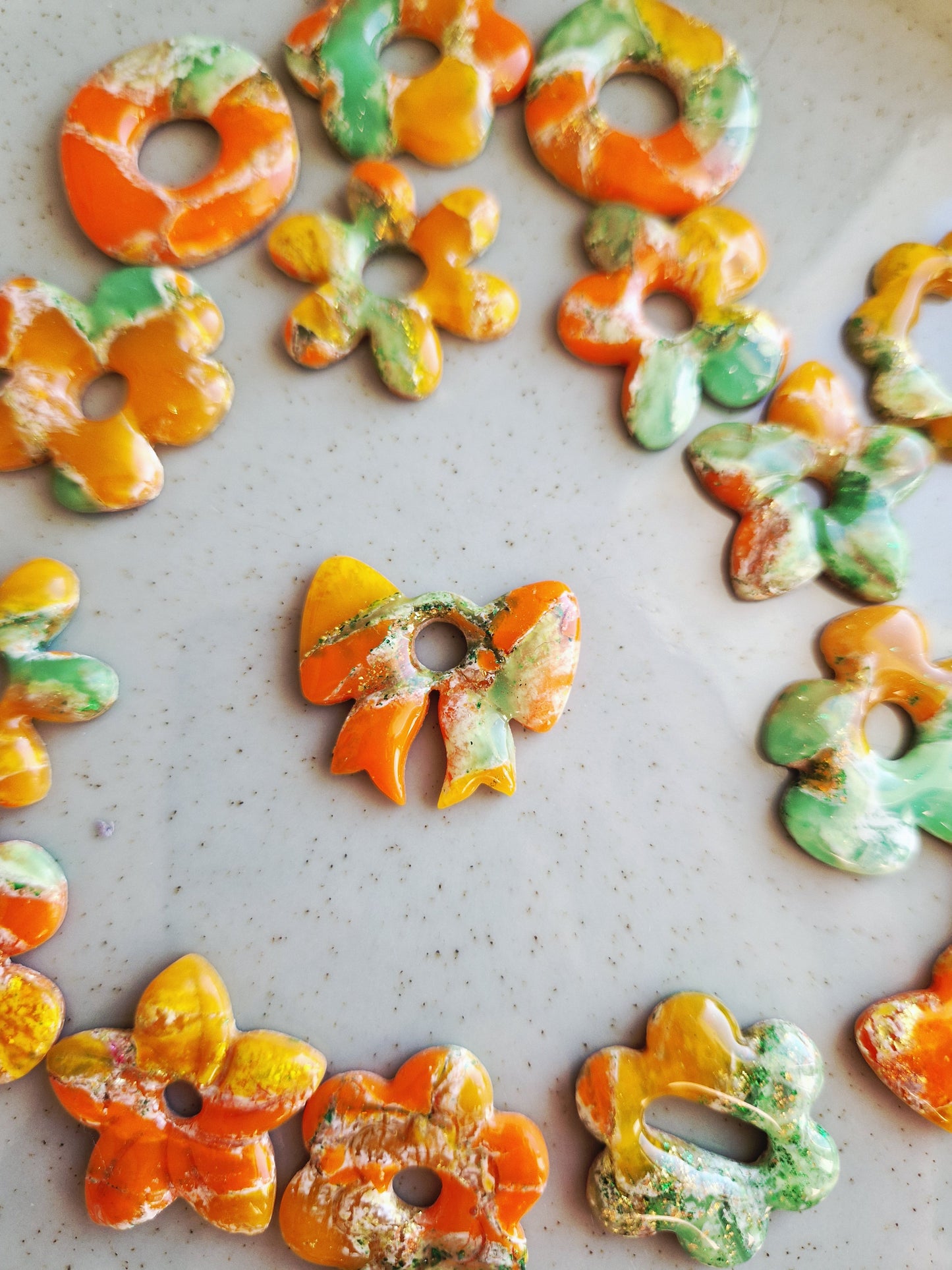 Pampilles "Citrus" 🍋🍊🍋‍🟩 (sans créoles).