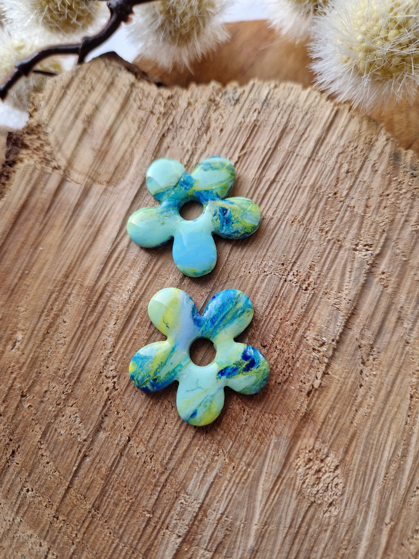 Pampilles "Fleurs 🌸" (Sans créoles)