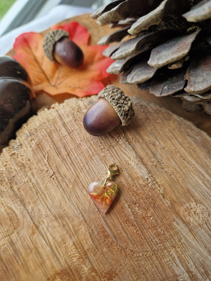 Charms "Feuilles 🍁" couleurs d'automne.