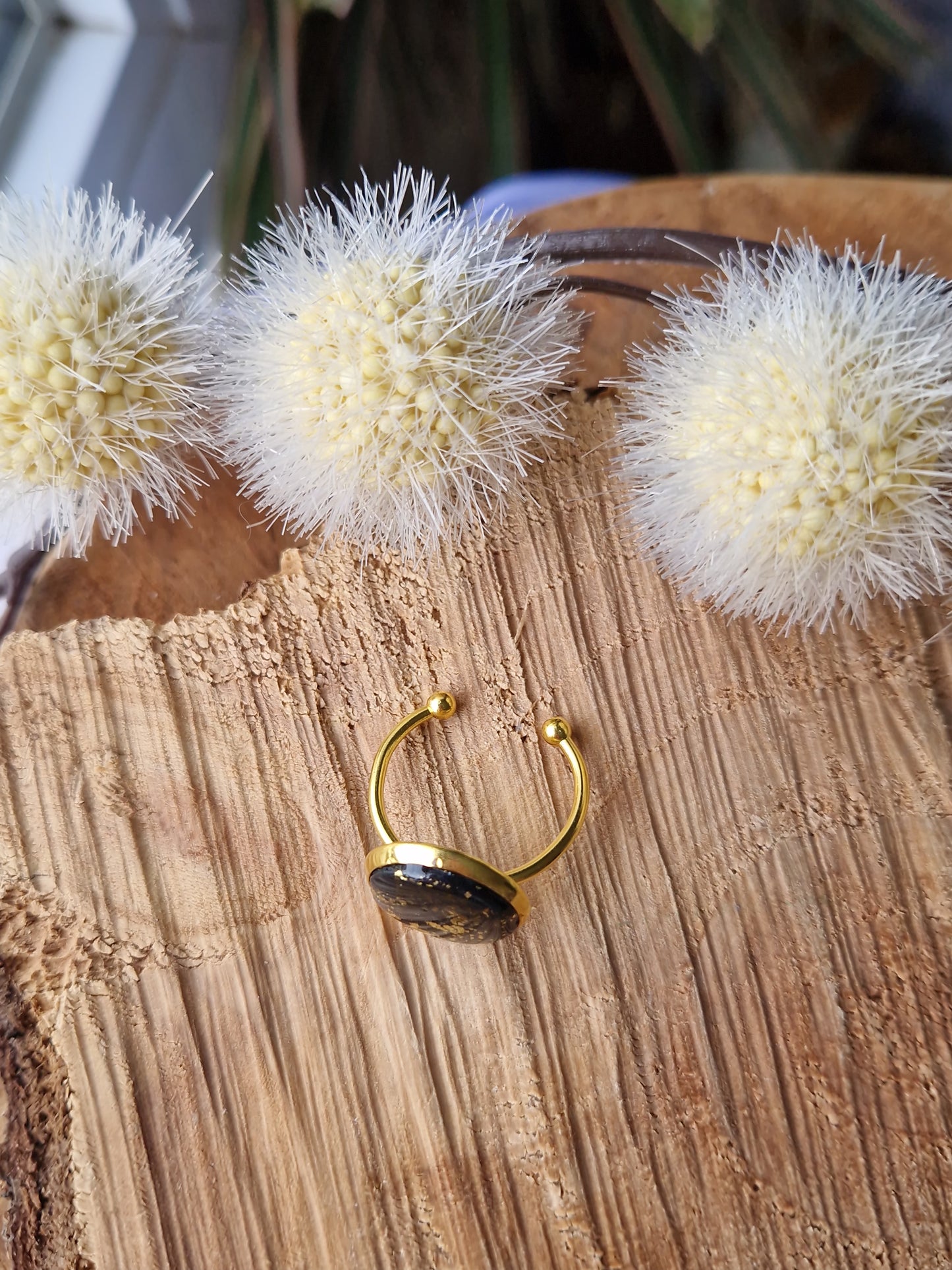 Bague ajustable "Chic" 🖤✨️