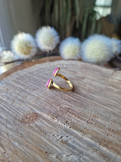Bague ajustable 🩷 doré