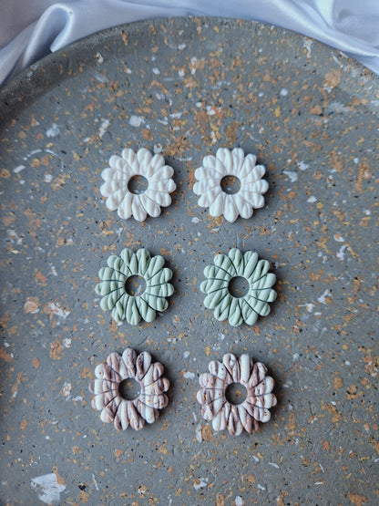 Pampilles effet mailles 🧶 mates.(sans créoles).