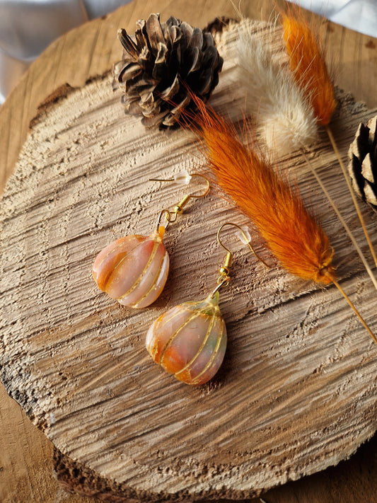 Boucles "Citrouille 🎃"