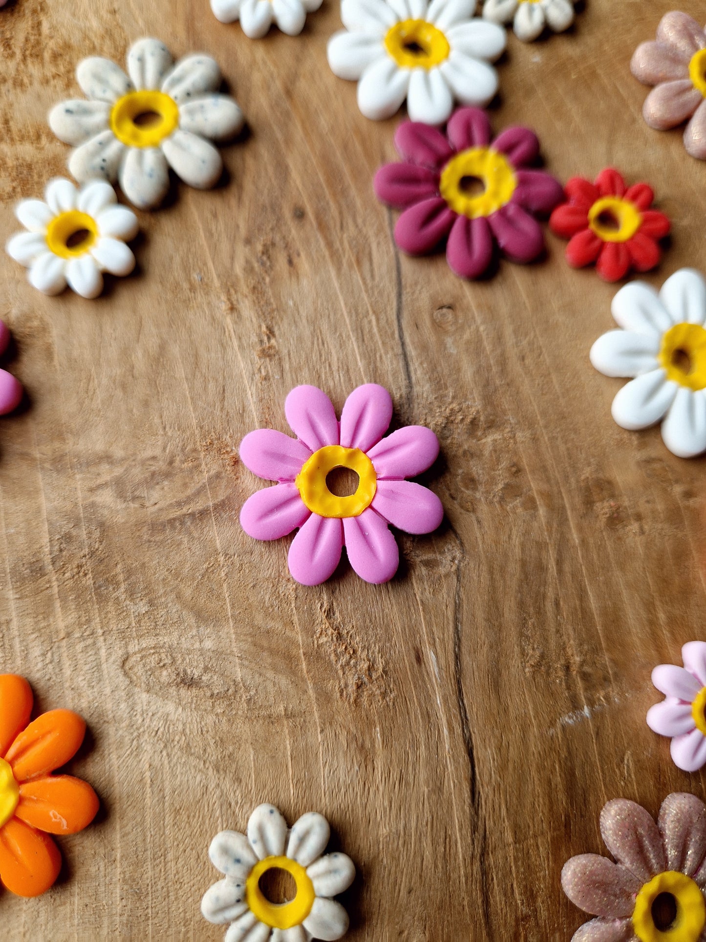 Pampilles "Pâquerettes 🌼" (sans créoles).