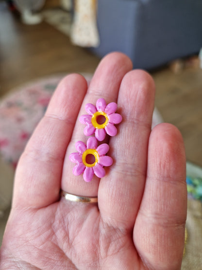 Pampilles "Pâquerettes 🌼" (sans créoles).