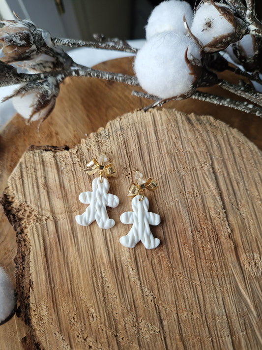 Boucles "Pain d'épice 🎀"