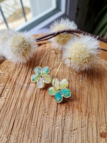 Boucles "Flora 🌸 "