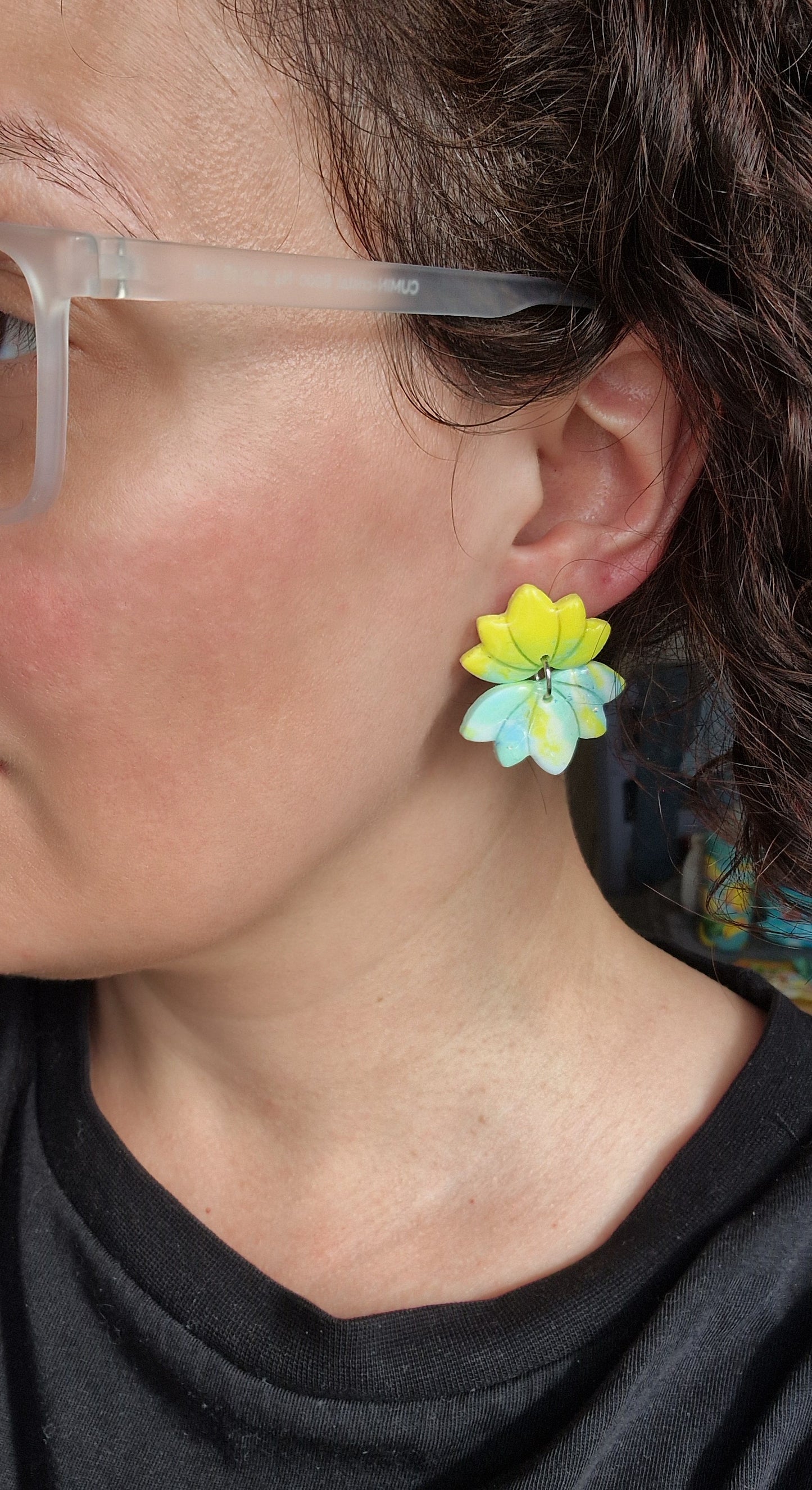 Boucles "Fleurs de Lotus 🪷"