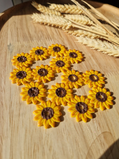 Pampilles "Tournesols 🌻"(Sans créoles).