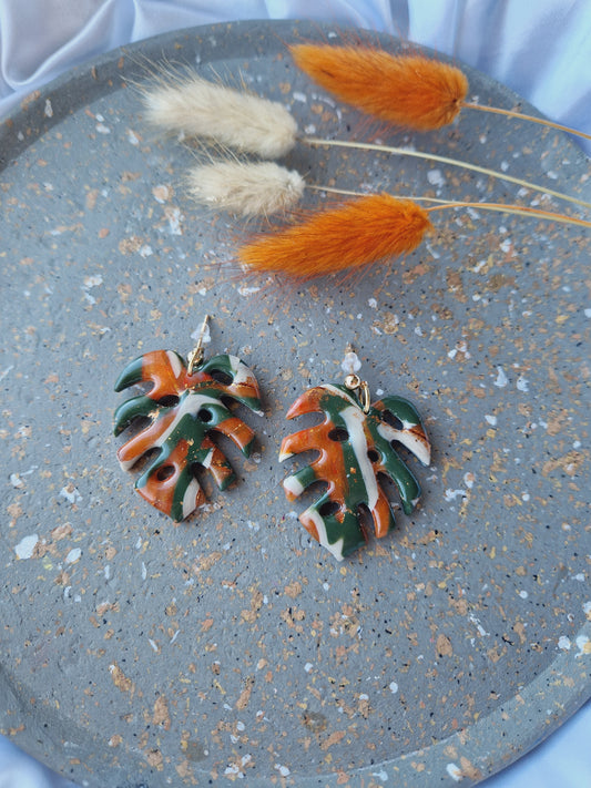 Boucles "Monstera"