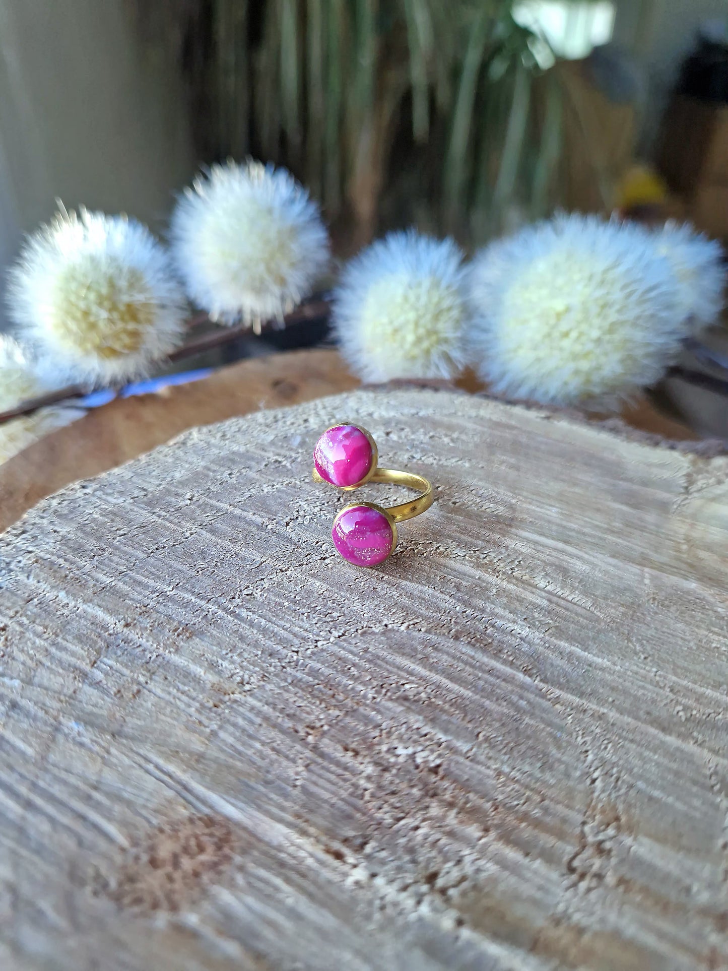 Bague ajustable 🩷 doré