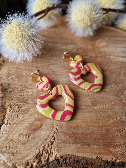 Boucles "Trio de cœurs 💕 "