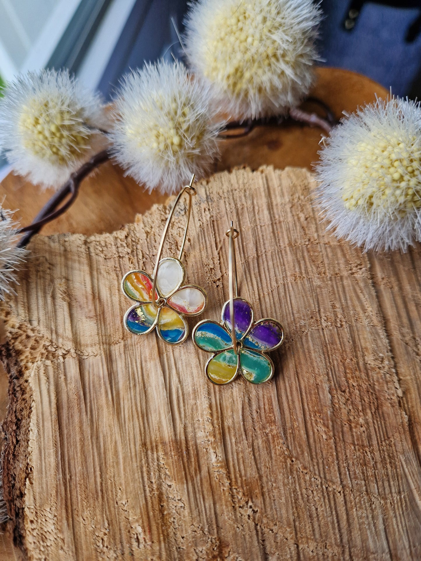 Boucles "Flora"