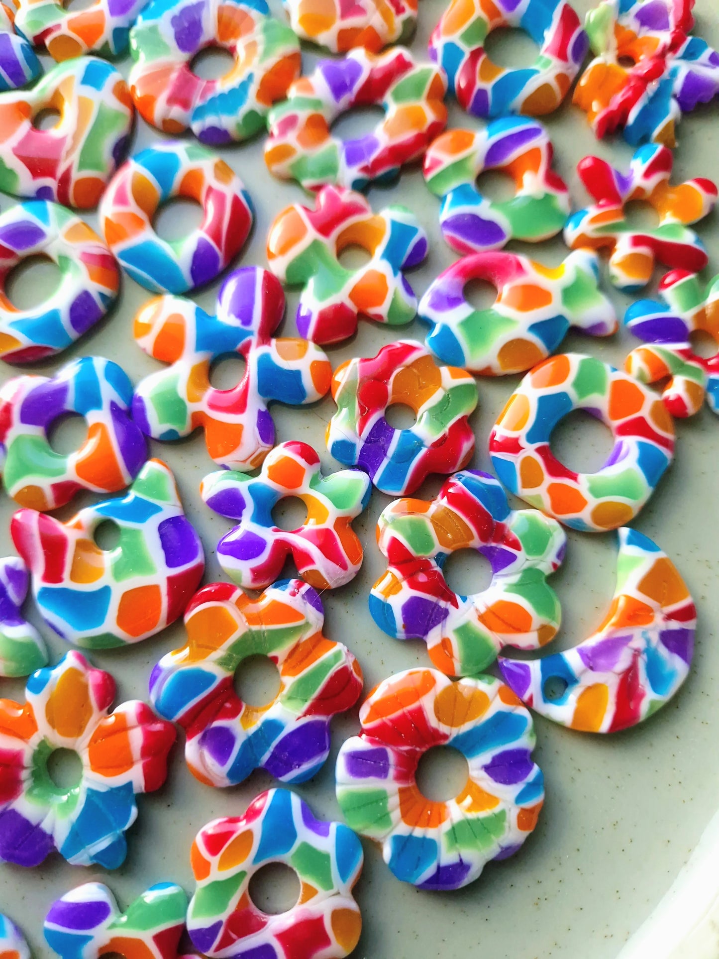 Pampilles "Bonbons acidulés 🍭" (sans créoles) finition brillante.