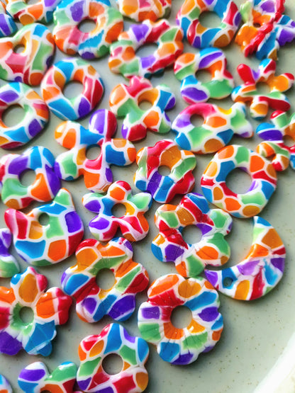 Pampilles "Bonbons acidulés 🍭" (sans créoles) finition brillante.